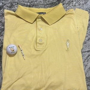 Mens never worn TWO NINES golf polo Sz L